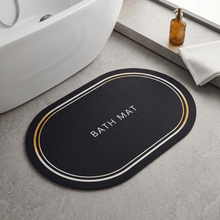 تحميل الصورة في عارض المعرض، Extra-Thick Oval Bath Mat 38x57cm | Quick-Dry Non-Slip