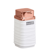 Load image into Gallery viewer, Bathroom Accessory Set - Luna 400ml. Decor Bathroom Soap Dispenser - Copper Frame