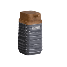 Load image into Gallery viewer, Bathroom Accessory Set - Luna 400ml. Decor Bathroom Soap Dispenser - Wooden Frame