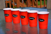 Load image into Gallery viewer, Waterproof Chalkboard Labels Oval Shape includes Liquid White Chalk Marker and 24 Label