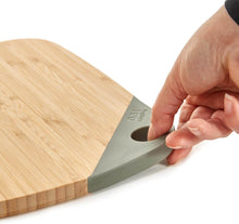 Load image into Gallery viewer, Chopping Board - Wooden with Silicone Hole Hanger Corner - Bamboo Cutting Board