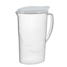 Load image into Gallery viewer, Cups/Mugs/Jars/Jugs | Shatterproof Plastic Pitcher | Transparent Jug with Removable Lid - 1700 ml.