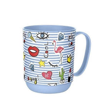 تحميل الصورة في عارض المعرض، Cups/Mugs/Jars/Jugs - Reusable Plastic Funny Cup - 350 ml. featuring colorful designs and durable construction.