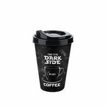 Load image into Gallery viewer, Cups/Mugs/Jars/Jugs - Plastic Reusable Coffee Cup with Lid - Termo Cup - 400ml. / 14oz. Travel Mug