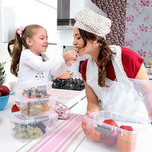 Load image into Gallery viewer, Storage Box - 3000ml. Latch Clips Lid Box