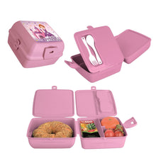 Load image into Gallery viewer, 3 Compartment Schooly Matara Lunch Box Set