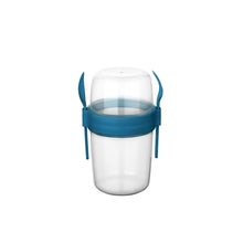 Load image into Gallery viewer, Cups/Mugs/Jars/Jugs - Take'N Go Muesli Cup with Spoon & Fork - 650 ml