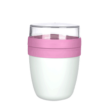 تحميل الصورة في عارض المعرض، Cups/Mugs/Jars/Jugs - Cocktail mix mug - 650 ml with pink lid and clear top for delightful desserts