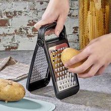 Load image into Gallery viewer, Graters - Triangle Grater Foldable 2 Sided - Dual Sided Stainless Steel Grater