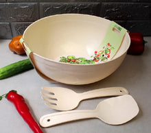 Load image into Gallery viewer, All-in-One Salad Bowl Set with Servers | 5.5L Large Mixing & Serving Bowl