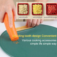Load image into Gallery viewer, Chopping Board - Plastic with Rotating Handle - Double-Sided Non-Slip 35 CM