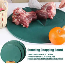 تحميل الصورة في عارض المعرض، Chopping Board - Plastic with Rotating Handle - Double-Sided Non-Slip 35 CM