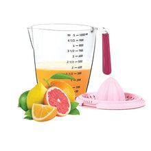 Load image into Gallery viewer, Juicer - Acrylic Marked Citrus Juice squeezer with Handle - 1000 ml.
