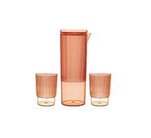Load image into Gallery viewer, Cups/Mugs/Jars/Jugs - Reusable Set of 3 Acrylic Cups - ( 2 cups x 1.1L Plastic Pitcher with Lid )