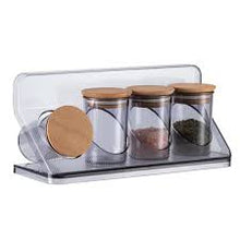 Load image into Gallery viewer, Food Storage Container - Set of 5 (100 ml. x 4 Jars & Stand) Airtight Acrylic Storage Containers