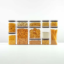Load image into Gallery viewer, Food Storage Containers Set - Acrylic Sealed/Airtight Rectangular Food Jars Chef box - 1Lt.