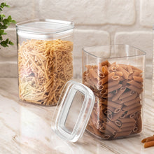 Load image into Gallery viewer, Food Storage Containers Set - Acrylic Sealed/Airtight Square Food Jars Chef box - 1400 ml.
