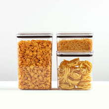 Load image into Gallery viewer, Food Storage Containers Set - Acrylic Sealed/Airtight Rectangular Food Jars Chef box - 2 lt.