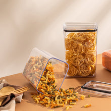 Load image into Gallery viewer, Food Storage Containers Set - Acrylic Sealed/Airtight Rectangular Food Jars Chef box - 3.1 litre.