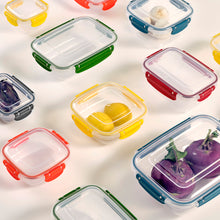 Load image into Gallery viewer, Food Storage Containers - Plastic Sealed Rectangular Set of 5 (400 - 800 - 1400 - 2300 - 4000 ml)