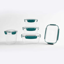 Load image into Gallery viewer, Food Storage Containers - Plastic Sealed Square Set of 3 (500 - 900 - 1500 ml )