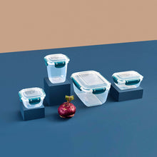 Load image into Gallery viewer, Food Storage Containers - Plastic Sealed Square Set of 3 (500 - 900 - 1500 ml )
