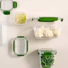 Load image into Gallery viewer, Food Storage Containers - Plastic Sealed Square Set of 3 (500 - 900 - 1500 ml )