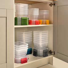 Load image into Gallery viewer, Food Storage Containers - Plastic Sealed Square Set of 3 (350 - 600 - 1025 ml)