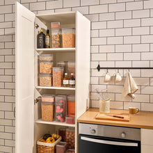 Load image into Gallery viewer, Food Storage Container - Acrylic Airtight Rectangle Stripe Container 2800 ml.