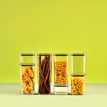 Load image into Gallery viewer, Food Storage Container - Acrylic Transparent Airtight Square Tall Container 1650 ml.