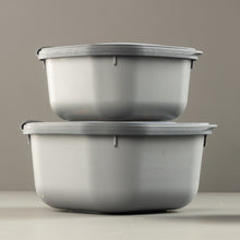 تحميل الصورة في عارض المعرض، أوعية تخزين الطعام البلاستيكية - مجموعة تخزين دائرية محكمة الغلق من 3-400 مل ، 800 مل. & 1350 مل.