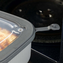 Load image into Gallery viewer, Food Storage Containers - MicroSafe Square stripe (1100 ml.) with Lid