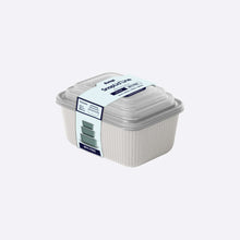 تحميل الصورة في عارض المعرض، أوعية تخزين الطعام البلاستيكية - مجموعة تخزين دائرية محكمة الغلق من 3-400 مل ، 800 مل. & 1350 مل.