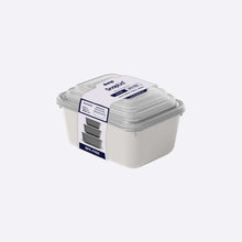 تحميل الصورة في عارض المعرض، أوعية تخزين الطعام البلاستيكية - مجموعة تخزين دائرية محكمة الغلق من 3-400 مل ، 800 مل. & 1350 مل.