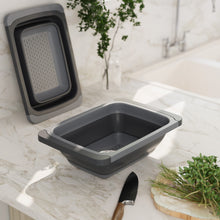 Load image into Gallery viewer, Colanders - Sink Strainer & Sifter - Silicone Telescopic Folding Drain Basket, Vegetable & Fruit Colander Strainer With Extendable Handles