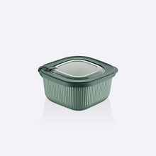 Load image into Gallery viewer, Food Storage Containers - MicroSafe Square stripe (1800 ml.) with Lid