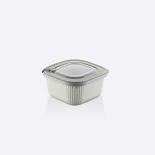 Load image into Gallery viewer, Food Storage Containers - MicroSafe Square stripe (1100 ml.) with Lid