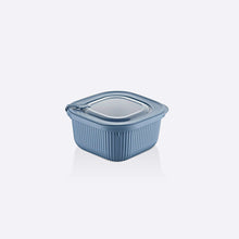 Load image into Gallery viewer, Food Storage Containers - MicroSafe Square stripe (1100 ml.) with Lid