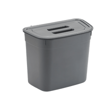 Load image into Gallery viewer, Hanging Bin Over Door - Organizer for Cabinet with Soft grip Hook and Lid - White