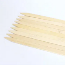 Load image into Gallery viewer, Bamboo Skewers (30cm Flat) Sticks for BBQ Grilling - 24 Bamboo Skewers Stick