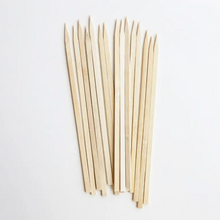 Load image into Gallery viewer, Bamboo Skewers (30cm Flat) Sticks for BBQ Grilling - 24 Bamboo Skewers Stick