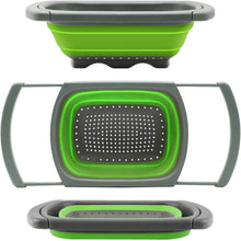 Load image into Gallery viewer, Colanders - Sink Strainer & Sifter - Silicone Telescopic Folding Drain Basket, Vegetable &Fruit Colander Strainer With Extendable Handles