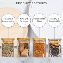 Load image into Gallery viewer, Glass Jar Set - 12 x 200 ml. Glass Jar Set With Wooden Lids