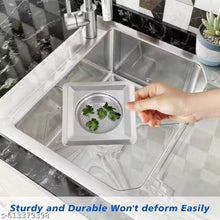 تحميل الصورة في عارض المعرض، Sink Garbage Strainer - Square Hair Catcher for Showers - Kitchen Sink Plug Strainers Drain Hair Catcher Stainless Steel
