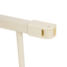 تحميل الصورة في عارض المعرض، 3-Tiers Foldable Clothes Drying Rack | Large Carbon Steel Laundry Stand with Adjustable Wings & 4 Castors ( Off White )