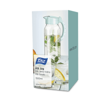 Load image into Gallery viewer, Cups/Mugs/Jars/Jugs - Glass jug with Lid (1.5 Liter)