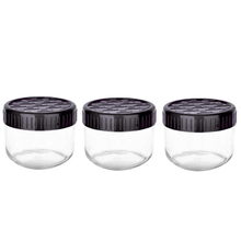 Load image into Gallery viewer, Glass Jar Set - 3 x 300 ml. Glass Jar Set With Airtight Lids