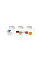 Load image into Gallery viewer, Glass Jar Set - 3 x 300 ml. Glass Jar Set With Airtight Lids