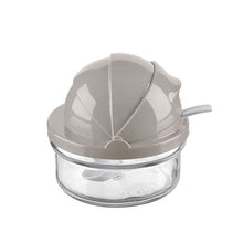 Load image into Gallery viewer, Glass Jar With Shutter & Spoon - 420 ml. Glass Jar