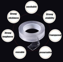 Load image into Gallery viewer, Nano Tape - 2 Meters Reusable Transparent Double Face Nano Tape